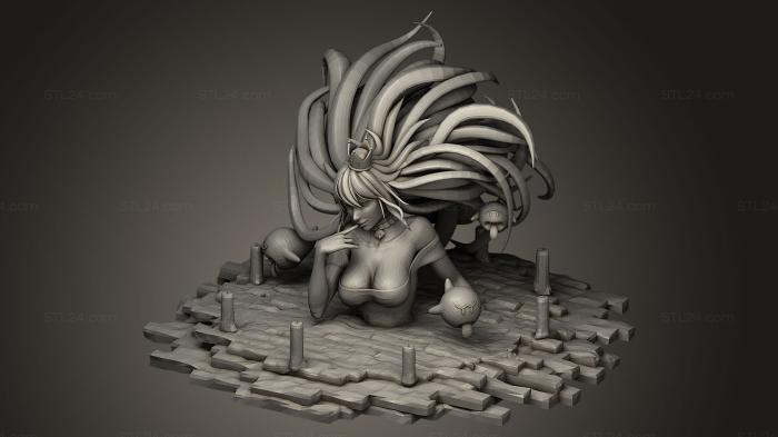 Бюсты монстры и герои (Бусетт, BUSTH_0062) 3D модель для ЧПУ станка